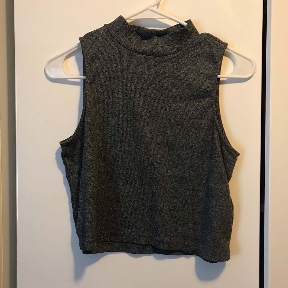 H&M Charcoal Sleeveless Tank Top